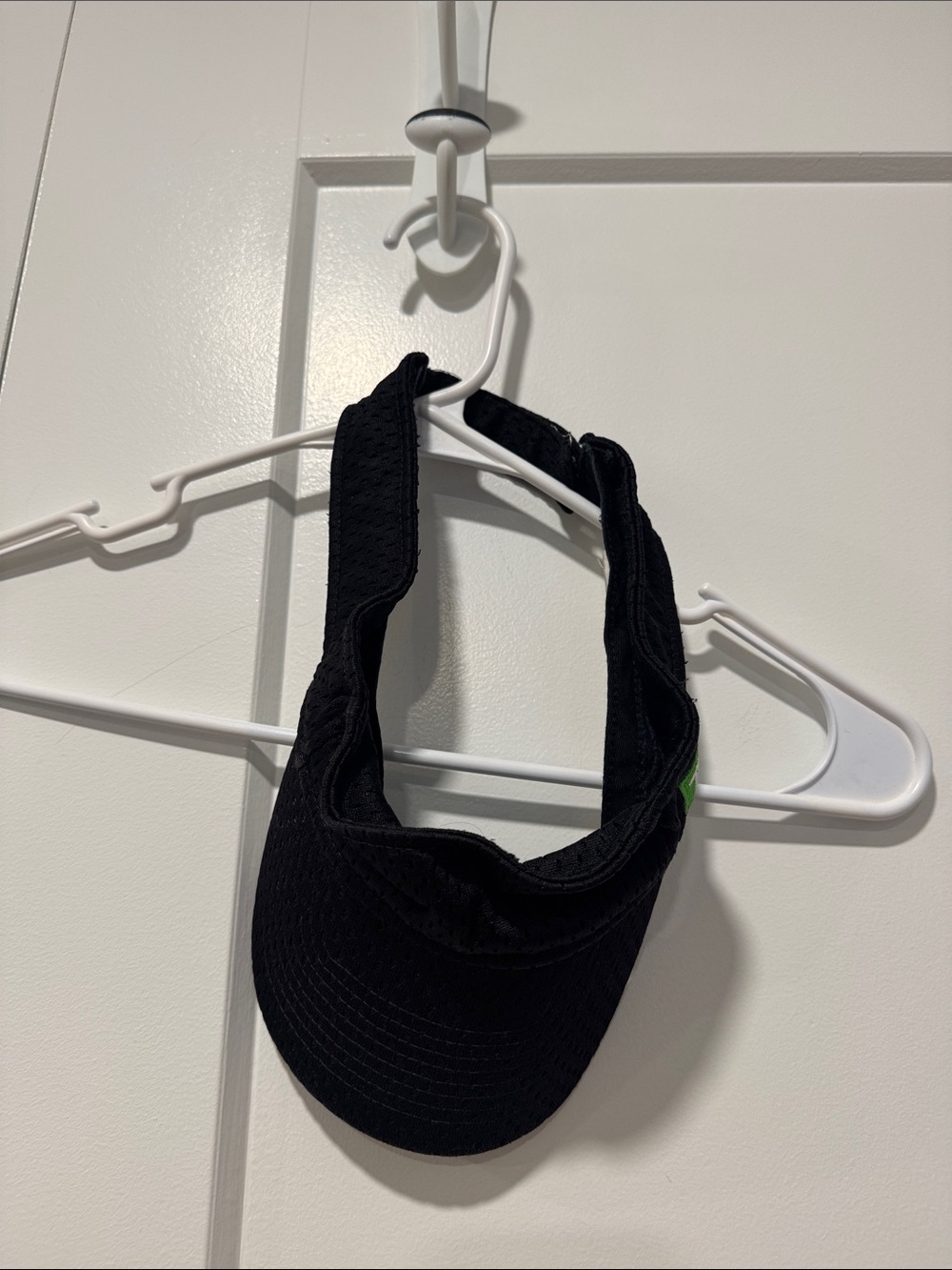 Kids Black Visor Sun Hat